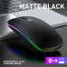MYSZKA BEZPRZEWODOWA SLIM LED ŁADOWANA RGB Bluetooth+USB 2.4Ghz AKUMULATOR
