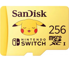 SD  SanDisk Nintendo Switch MicroSDXC 256 GB Class 10 UHS-I/U1  (SDSQXAO-256G-GN6ZK)