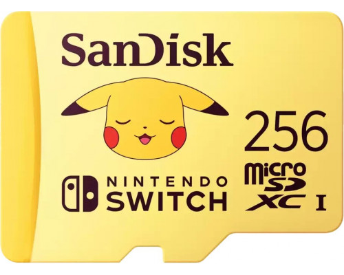 SD  SanDisk Nintendo Switch MicroSDXC 256 GB Class 10 UHS-I/U1  (SDSQXAO-256G-GN6ZK)