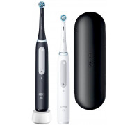 Oral-B iO 4 Black & White electric toothbrush, double body, black / white