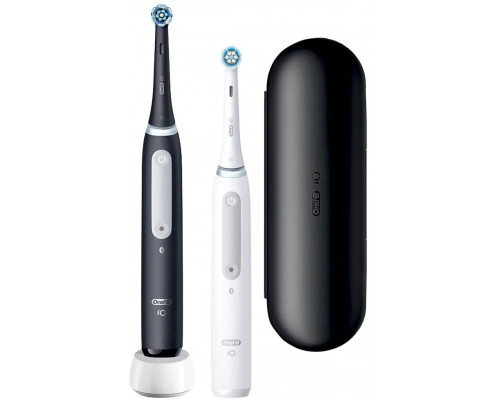 Oral-B iO 4 Black & White electric toothbrush, double body, black / white