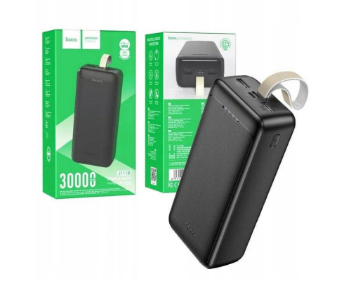 Hoco J111B Smart Slim Dual USB PowerBank 30000mAh Black
