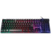 MANHATTAN USB-Gaming-Tastatur Metallunterseite 12 Funktionstasten farbige LED-Hintergrundbeleuchtung 19 Anti-Ghosting-Tasten IPX4