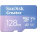 SD  SanDisk Creator MicroSDXC 128 GB Class 10 UHS-I/U3 A2 V30 (SDSQXAA-128G-GN6MS)