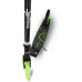 Muuwmi Lights Aluminium Scooter GLOW 215 mm (black/green, with luminous wheels and glow effect)