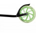 Muuwmi Lights Aluminium Scooter GLOW 215 mm (black/green, with luminous wheels and glow effect)