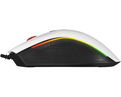 Rampage SMX-R44V2 gamingowa 12800 DPI RGB LED 1K Hz HUANO Makro biała