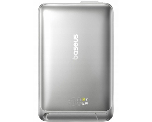 Baseus Nomos Qi2 10000 mAh 45W  z ładowaniem indukcyjnym Gray