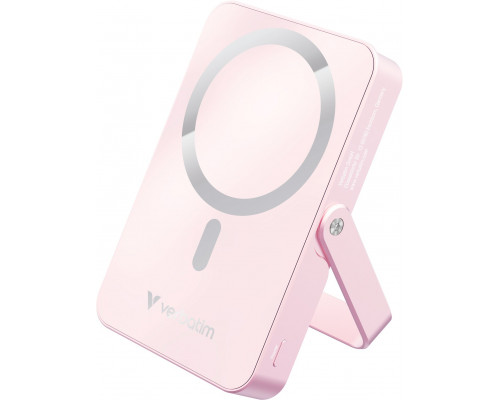 Verbatim Power Bank mit Standfuß mag.wireless 10000mA pink  32267