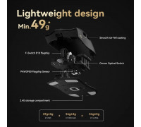 ATK X1 Ultimate Wireless 8K Baltas (Balta)  Pelė