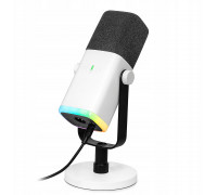 dynamiczny studyjny Fifine AM8W AMPLIGAME USB/XLR RGB biały PnP