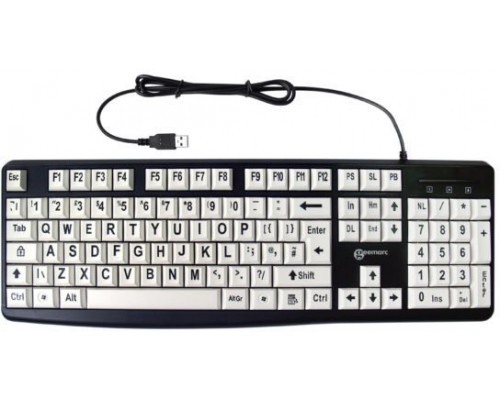 Geemarc z dużymi przyciskami (w) + duża czcionka (sw)