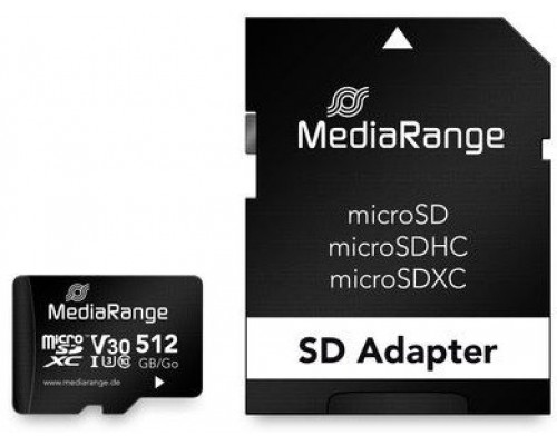 MediaRange MR947 pamięć flash 512 GB MicroSDXC UHS-I Klasa 10