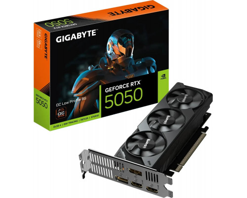 Gigabyte GeForce RTX 5050 OC Low Profil 8GB GDDR6 DLSS4 (GV-N5050OC-8GL)