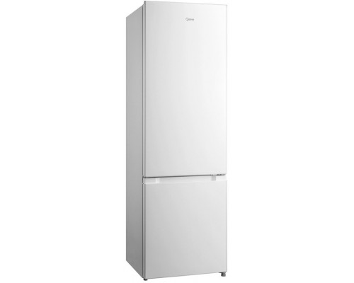 Midea Refrigerator | MDRB369FGE01 | Energy efficiency class E | Free standing | Combi | Height 177.3 cm | Fridge net capacity 197 L | Freezer net capacity 65 L | 39 dB | White
