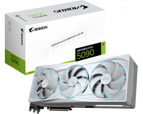RTX 5090 32GB Gigabyte AORUS Stealth ICE GDDR7 3 Fan