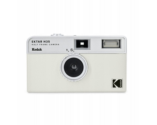Kodak Ektar Aparat Analogowy Na Film Klisze 35mm / 2 Zdjęcia Na Klatkę / H35 / Biało-grey