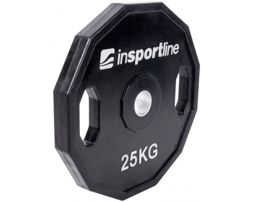 inSPORTline Rubberized load olympic Ruberton 25 kg black (15901)