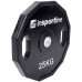 inSPORTline Rubberized load olympic Ruberton 25 kg black (15901)