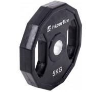 inSPORTline Rubberized load Ruberton 5 kg black (15890)