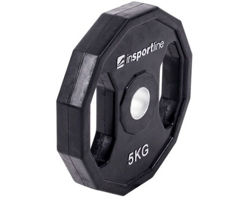 inSPORTline Rubberized load Ruberton 5 kg black (15890)