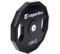 inSPORTline Rubberized load Ruberton 15 kg black (15892)