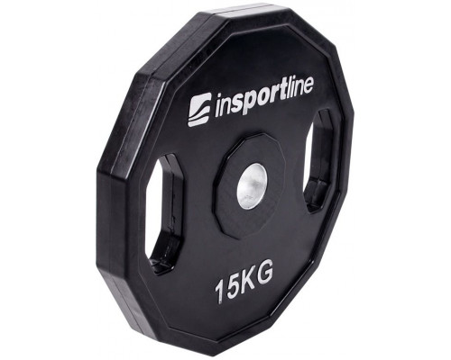 inSPORTline Rubberized load Ruberton 15 kg black (15892)