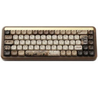 AKKO MU01 Joy of Life Gaming Tastatur, RGB - Walnuss Gehäuse, Rosewood Switches, ISO-DE/UK