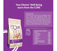 Core Kitten Original, karma sucha, dla koci�t, turkey i chicken, 300g