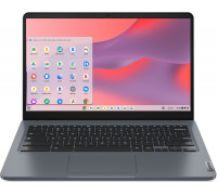 Lenovo 14e Chromebook Gen 3 82W6 - Intel Core i3 N305 / 1.8 GHz - Chrome OS - UHD Graphics - 8 GB RAM - 128 GB eMMC - 35.6 cm (14") IPS 1920 x 1080 (Full HD) - Wi-Fi 6E - Storm Gray - kbd: Deutsch