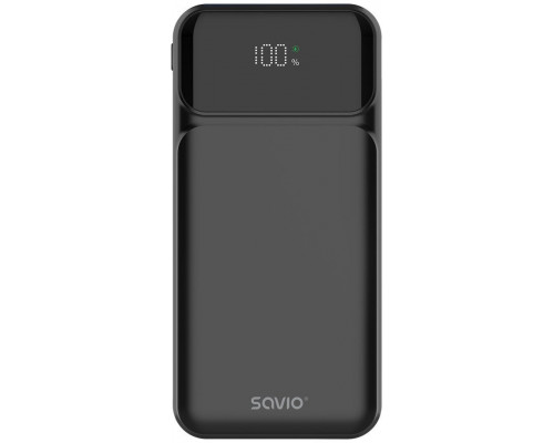 SAVIO BA-08 POWERBANK 10000 mAh, black