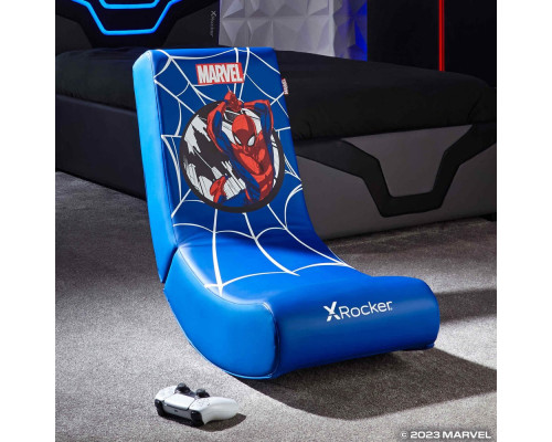 X Rocker Marvel Spider-Man Gaming Bodensessel blau