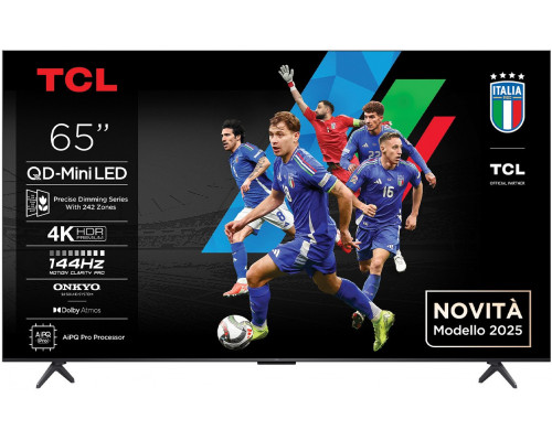 TCL Q6C 65Q6C 165,1 cm (65") 4K Ultra HD Smart TV Wi-Fi Metaliczny