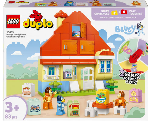 LEGO Duplo Dom rodzinny Blue z grą pamięciową (10459)