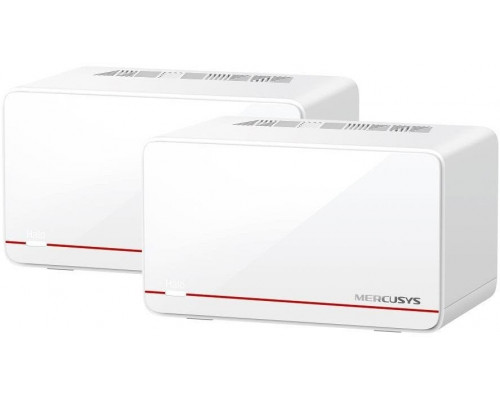 MERCUSYS Halo H37BE(2-pack) WiFi7 Mesh (BE6500,2,4GHz/5GHz,2x2,5GbELAN/WAN,1xGbELAN/WAN)