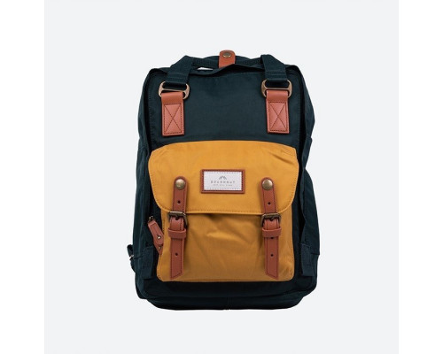 Backpack na laptopa Doughnut Macaroon - slate green/yellow