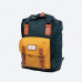 Backpack na laptopa Doughnut Macaroon - slate green/yellow