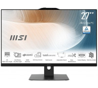 MSI AIO Modern AM272P 1M-1261EU Core 5-120U 27  IPS LED FHD Non-Touch Anti-Glare 16GB SSD512GB M.2 AX211 WiFi 6E Windows 11 Pro Black