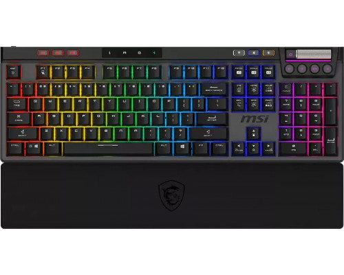 MSI STRIKE Pro Silent W Gaming Keyboard, wireless