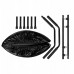 VIRTUFIT SKŁADANA TRAMPOLINA FITNESS Z UCHWYTEM 100 CM