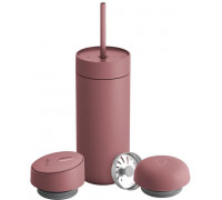 Fellow - Carter Move Mug 3 w 1 - Thermal mug + 3 nakrętki - Pudrowy pink 473 ml