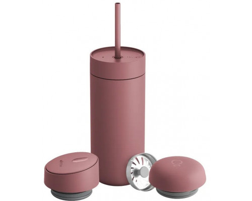 Fellow - Carter Move Mug 3 w 1 - Thermal mug + 3 nakrętki - Pudrowy pink 473 ml