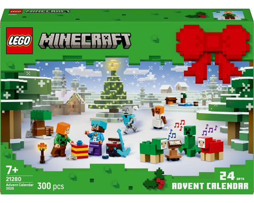 LEGO Minecraft® Kalendarz adwentowy na 2025 rok (21280)