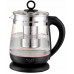 szklany 1,5 L z zaparzaczem i regulacją temperatury | 1,5 L | LED | 60–100°C |