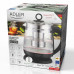 szklany 1,5 L z zaparzaczem i regulacją temperatury | 1,5 L | LED | 60–100°C |