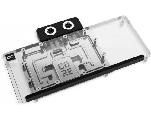 Alphacool Core RX 9070 Mercury GPU Wasserblock, ARGB, mit Backplate - Acryl