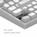 ALU81A Terra Nostra White, G3MS Moonstone Switch, RU