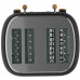 Witt Premium Wood four-slice toaster, black