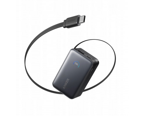 Anker Nano Power Bank (10K, 45W, Built-In Retractable USB-C Cable)