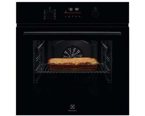 Electrolux 500 Series SurroundCook czarny piekarnik pirolityczny - wbudowany elektryczny piekarnik
